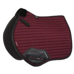 LeMieux Junior Pro Jump Square Pad -Equestrian Supplie Store junior pro jump burgundy side 5832 lemieux 60626.1636587426