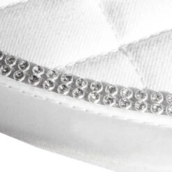 Pony Kavalkade KavalEasy Crystal Dressage Pad -Equestrian Supplie Store kavaleasy strass crystal dressage white trim 11107 kavalkade 13746.1625864095
