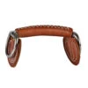 Leather Covered Racing Dee -Equestrian Supplie Store leather covered racing dee brown silver front 5928 jacks manufacturing 15502.1633548641