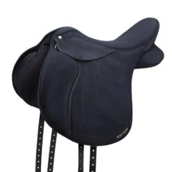 WintecLite HART All Purpose D'Lux Saddle -Equestrian Supplie Store lite all purpose dlux black side WHAPLDXXXXBLK40 wintec 91555.1620430520