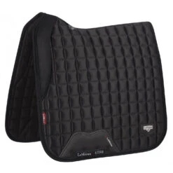 LeMieux Loire Memory Foam Dressage Pad -Equestrian Supplie Store loire drsg memory black side 6645 lemieux 98688.1677098441