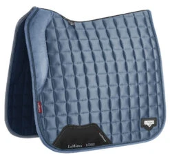 LeMieux Loire Memory Foam Dressage Pad -Equestrian Supplie Store loire drsg memory ice blue side 6649 lemieux 46898.1677098432