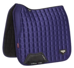 LeMieux Loire Memory Foam Dressage Pad -Equestrian Supplie Store loire drsg memory ink blue side 4012 lemieux 09398.1677098426