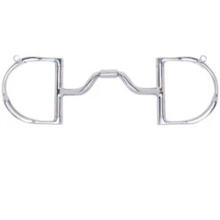 Myler Medium Wide Ported Barrel Dee With Hooks