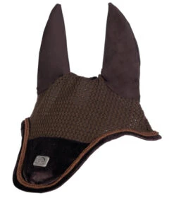 HKM Mellow Velvet Fly Bonnet -Equestrian Supplie Store mellow velvet fly bonnet dark brown 13615 2100 0650 hkm 97179.1666914941