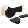 LeMieux Pro-Sorb Merino+ Half Pad 2-Pocket -Equestrian Supplie Store merino plus pro sorb HP black natural lemieux 52881.1670984883