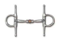 Myler Copper Roller Comfort Snaffle Full Cheek With Hooks - MB 03 - Level 1