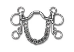 Myler Ported Barrel Pelham - MB 33 - Level 3