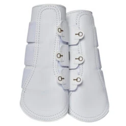 Horze Noir Brushing Boots -Equestrian Supplie Store noir brushing boots white pair 19254 WH horze 27187.1654206785