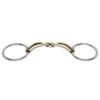 Herm Sprenger Novocontact Double Jointed Loose Ring 16mm -Equestrian Supplie Store novocontact lr double joint brass silver front 40456 78 herm sprenger 20717.1672700335