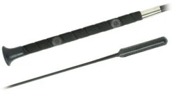 FLECK Nylon Dressage Whip With Nubuck Wrapped Grip