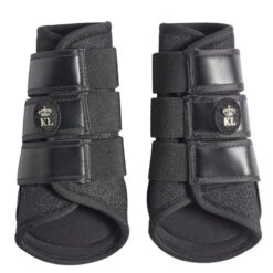 Kingsland Patton Protection Boots -Equestrian Supplie Store patton protection boots black outside 2220433426 kingsland 47375.1657133228