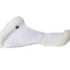 Fleeceworks Sheepskin PJ Wither Relief Half Pad 2 Fleeceworks Sheepskin PJ Wither Relief Half Pad -Equestrian Supplie Store pj butterfly half pad white side fleeceworks 12259.1593371620