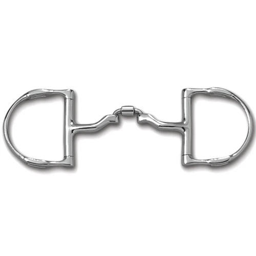 Myler Correctional Ported Barrel Dee With Hooks- MB 41PB - Level 2-3 3 Myler Correctional Ported Barrel Dee With Hooks- MB 41PB - Level 2-3