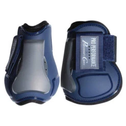Professional's Choice Pro Performance Jump Boots Velcro -Equestrian Supplie Store pro performance velcro jump boots navy back ASRB100 NAV pro choice 99016.1658179011