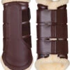 HKM Comfort Protection Boots -Equestrian Supplie Store protection boots brown hero 85852100.0635 hkm 74011.1682381610