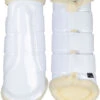 HKM Gloss Protection Boots -Equestrian Supplie Store protection boots white hero 41891200.0614 hkm 64594.1682380590