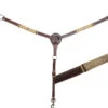 Cashel Rawhide Braid Breast Collar -Equestrian Supplie Store rawhide braid breast collar 1in choco SA BC121RB cashel 65146.1624822630