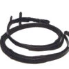 ThinLine Reins With Stops Buckle End -Equestrian Supplie Store reins stops buckle end black 2212 ST B BE thinline 41575.1675367315