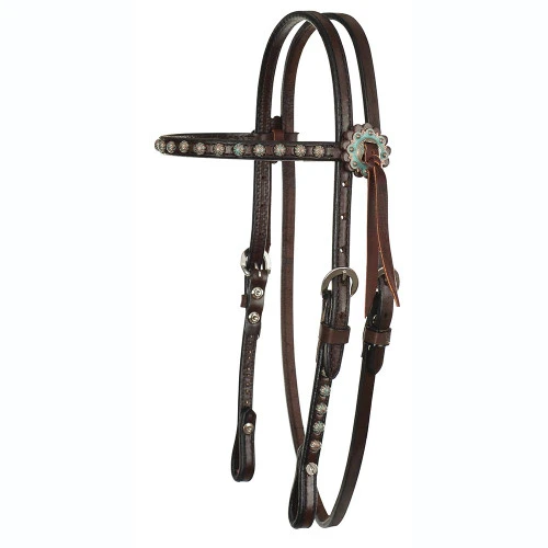 Circle Y Remuda Brow Headstall 3 Circle Y Remuda Brow Headstall