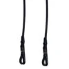 Bobby's English Tack Rolled Plain Reins -Equestrian Supplie Store rolled plain reins end black bobbys 53443.1640900816