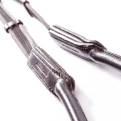 Kavalkade Rolled Rubberized Reins With Stops -Equestrian Supplie Store rolled rubberized reins stops brown closeup 22312 kavalkade 47791.1680906345