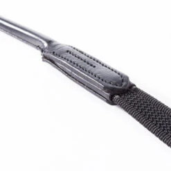 Kavalkade Rolled Rubberized Reins With Stops -Equestrian Supplie Store rolled ruberized reins stops black detail 223 12 black kavalkade 66808.1680906300