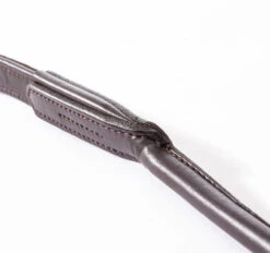 Kavalkade Rolled Softleather Reins With Stops -Equestrian Supplie Store rolled softleather rein stops brown stitching 22205 04 kavalkade 98535.1680907667