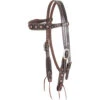Martin Saddlery Rope Edge Dots Brow Headstall -Equestrian Supplie Store rope edge dots brow headstall choco HB21REACCS martin 41397.1616965562