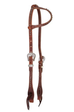Reinsman Rosewood Spots One Ear Headstall -Equestrian Supplie Store rosewood spots 1 ear headstall hero 7044 reinsman 81444.1685750889