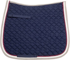 USG Dressage Square Quilted Saddle Pad 8 USG Dressage Square Quilted Saddle Pad -Equestrian Supplie Store saddle pad dressage navy red beige usg 17336.1589056647
