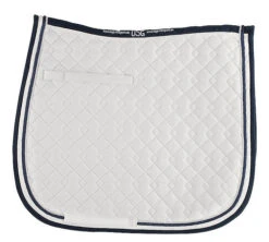 USG Dressage Square Quilted Saddle Pad 10 USG Dressage Square Quilted Saddle Pad -Equestrian Supplie Store saddle pad dressage white navy white usg 11530.1589056958