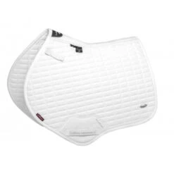LeMieux Self-Cool Close Contact Square Pad -Equestrian Supplie Store self cooling cc white side 4854 lemieux 30777.1670554245