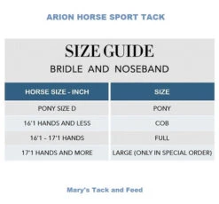 Arion Fancy Stitch Hunter Bridle -Equestrian Supplie Store size guide bridle noseband arion 98986.1608080108