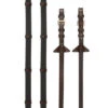 LeMieux Soft Rubber Reins With Stops -Equestrian Supplie Store soft rubber reins stops havana brass IT03784 lemieux 69616.1691512872