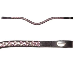 Kavalkade Sparkle Curved Browband -Equestrian Supplie Store sparkle green curved brow black rose hero 202 15 blk rose kavalkade 77907.1680800645