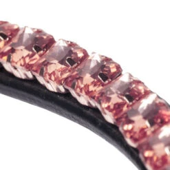 Kavalkade Square Crystal Curved Browband -Equestrian Supplie Store square rose curved browband black rose stones 202 35 blk kavalkade 90544.1680812671