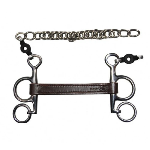 Jump'in Straight Leather Tom Thumb Pelham 3 Jump'in Straight Leather Tom Thumb Pelham