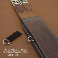 StretchTec Shoulder Relief Girth -Equestrian Supplie Store stretch tec shoulder relief girth brown d rings TSF 15123.1689017324