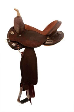 Circle Y KK Swift Barrel Saddle 1522 -Equestrian Supplie Store swift barrel saddle left thumbnail 1522 circle y 60847.1572395817