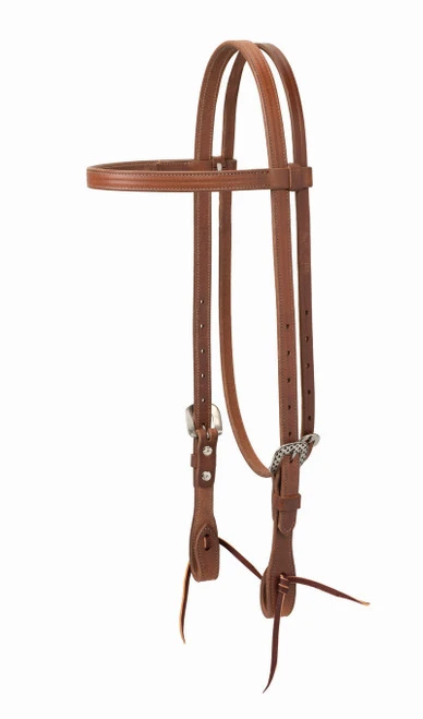 Weaver Leather Weaver ProTack Rasp Brow Headstall 4 Weaver Leather Weaver ProTack Rasp Brow Headstall - Image 2