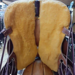McCall McLite Wade Saddle -Equestrian Supplie Store tag mclite wade natural round basket underside mccall 23537.1605908303