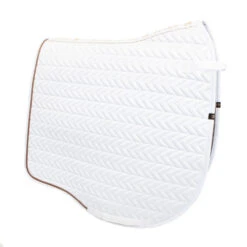 Toklat Tango Chevron Dressage Pad -Equestrian Supplie Store tango chevron drsg white 25 0933 WH toklat 44751.1677368811