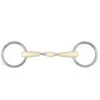 Happy Mouth Thin Double Jointed Roller Loose Ring 1 Happy Mouth Thin Double Jointed Roller Loose Ring -Equestrian Supplie Store thin double joint roller loose ring 468018 happy mouth 46527.1574823185