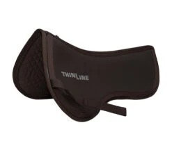 ThinLine Trifecta Half Pad -Equestrian Supplie Store trifecta pad cotton brown 7306 thinline 38656.1673744314