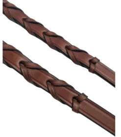 PÉNÉLOPE Pénélope US Laced Reins 13 PÉNÉLOPE Pénélope US Laced Reins -Equestrian Supplie Store us laced reins hazelnut closeup 301 636 317 penelope 28892.1688773926