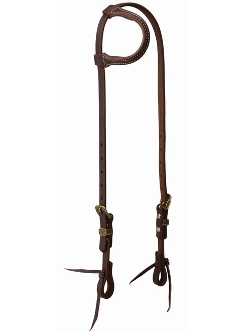 Weaver Leather Weaver Vintage Heel One Ear Headstall 4 Weaver Leather Weaver Vintage Heel One Ear Headstall - Image 2