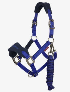 LeMieux Vogue Halter And Lead Rope -Equestrian Supplie Store vogue halter lead blue lemieux 51111.1679081541