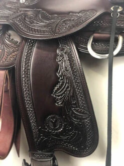 Circle Y Julie Goodnight Wind River Trail Saddle 1750 17 Circle Y Julie Goodnight Wind River Trail Saddle 1750 -Equestrian Supplie Store wind river saddle fender circle y 40270.1686084993