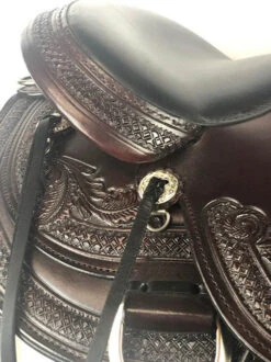 Circle Y Julie Goodnight Wind River Trail Saddle 1750 16 Circle Y Julie Goodnight Wind River Trail Saddle 1750 -Equestrian Supplie Store wind river saddle skirt cantle circle y 84972.1686084979